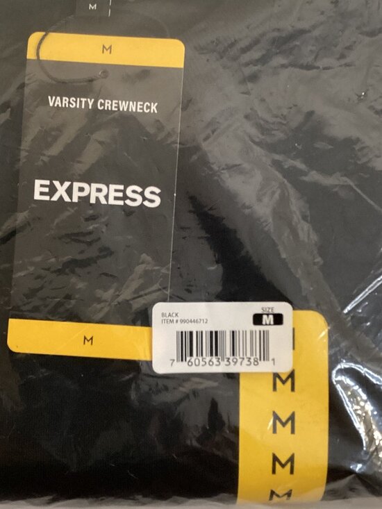 Express Women's Varsity Crewneck Sweatshirt - Picture 5 of 5